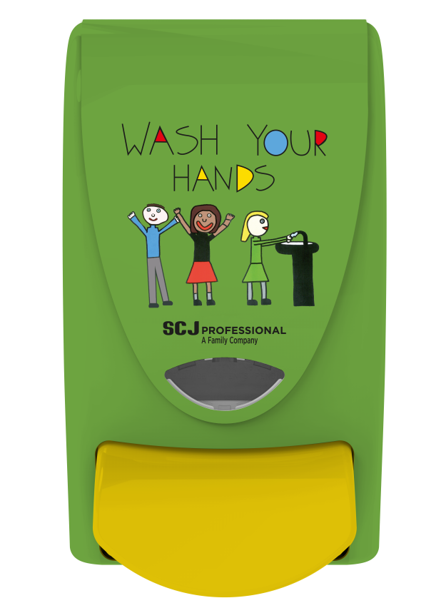 Proline Curve Kids Wash Your Hands Dispenser 1L.